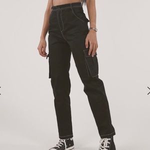 Crybaby contrast stitch pants